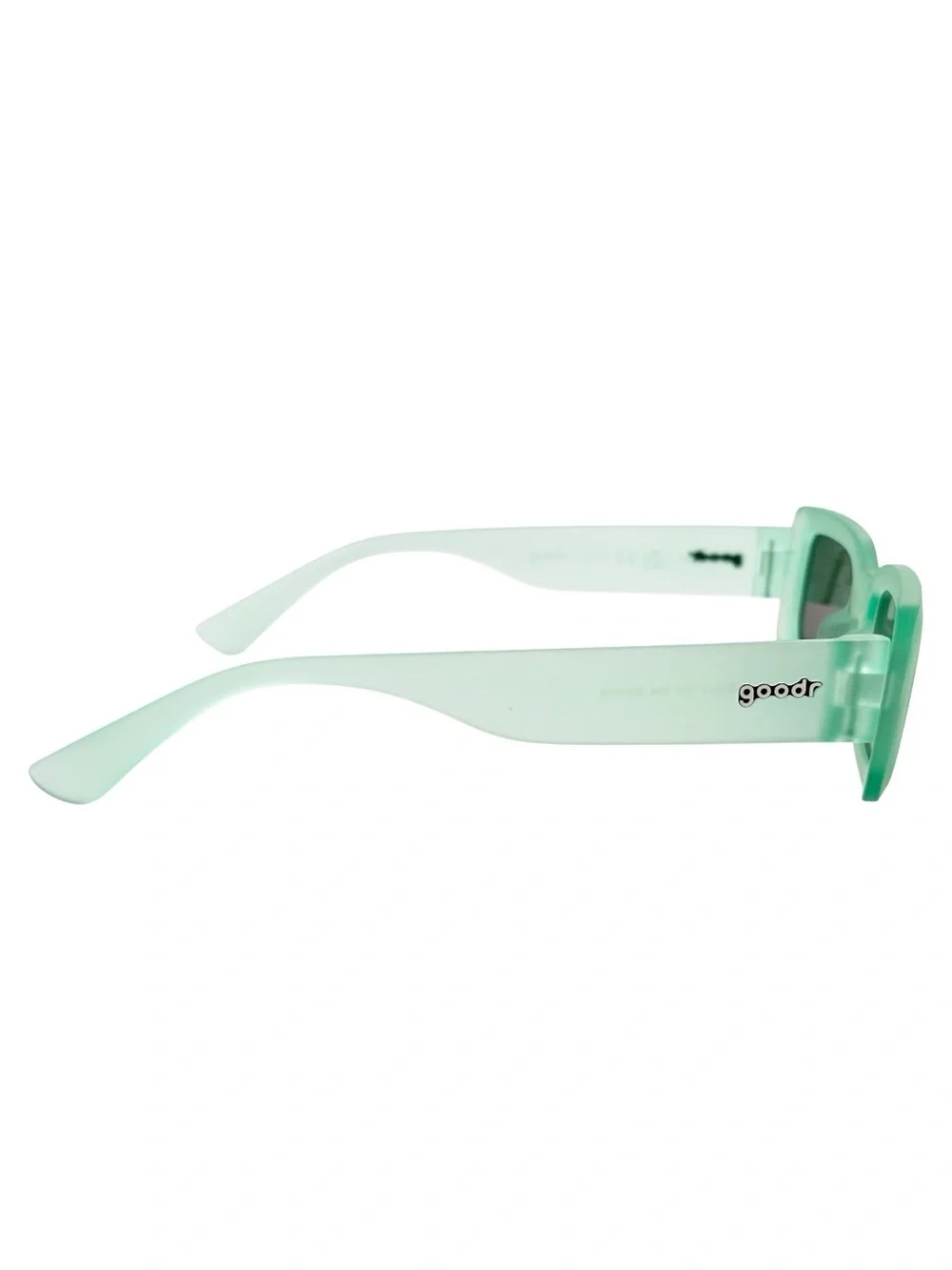 goodr Limited Edition Lux G Stays for the Encore light green sunglasses